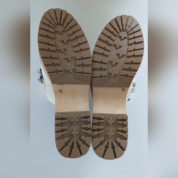 Kelsi Dagger Brooklyn Cream Leather Mules – Size 10 – New Without Box - Picture 12 of 12